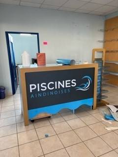 Fabrication d'un panneau pour Piscine Aindinoise