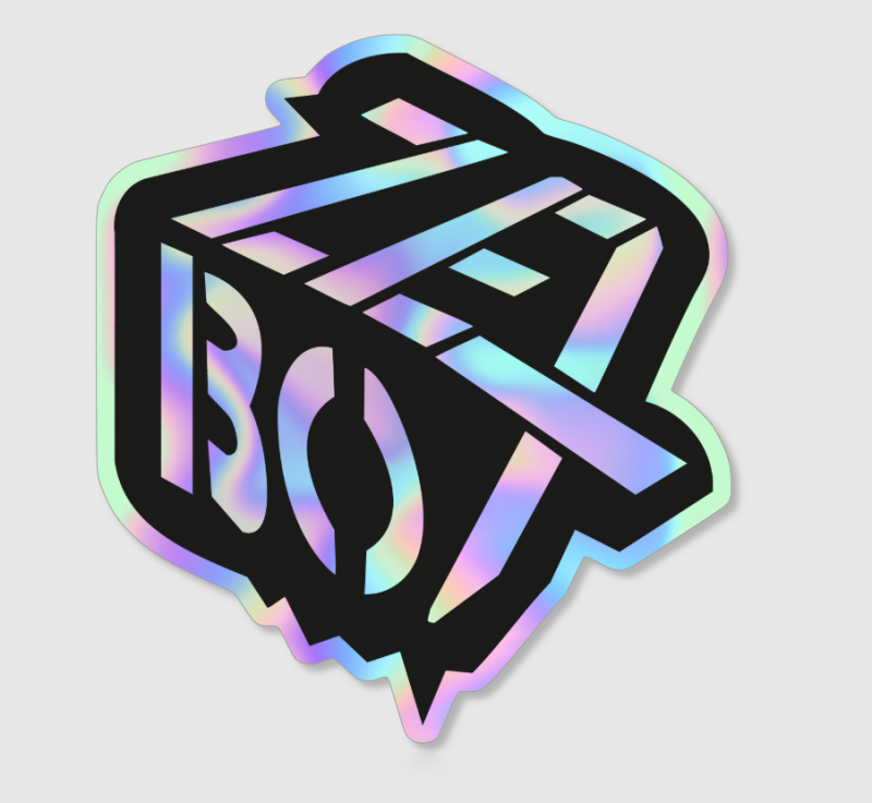 stickers en holographie 