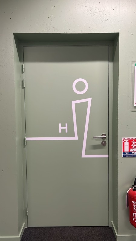 Signalétique toilettes à Lyon