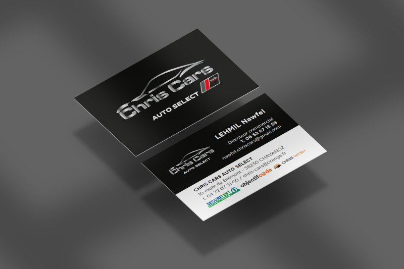 Un support de communication facile à transporter pour Chris Car situé à Chavanoz