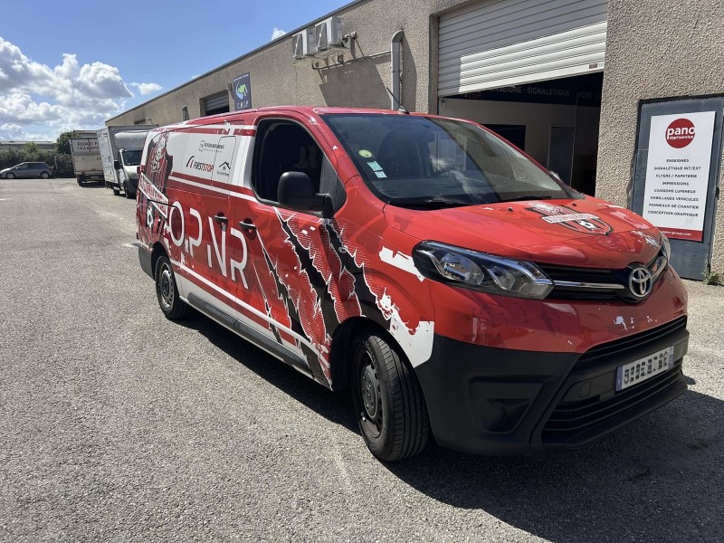 Total covering sur un utilitaire