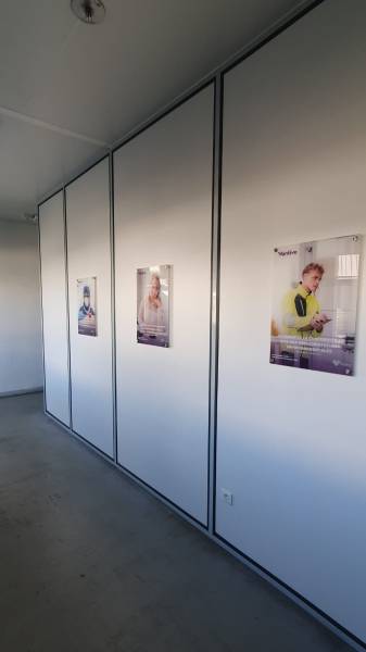 Réalisation de 80 plaques signalétiques pour VANTIVE à Meyzieu près de Lyon
