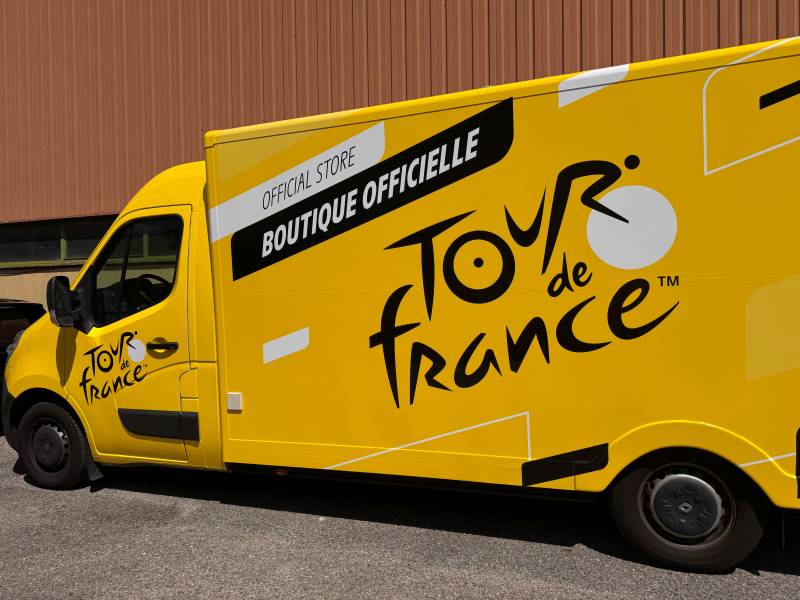Total covering pour le tour de France
