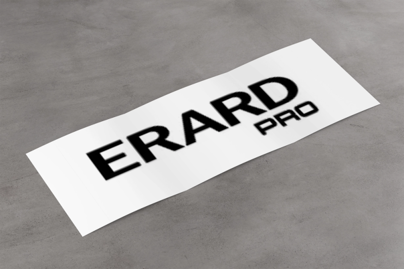 Stickers en lettrage adhésif noir mat colle renforcé